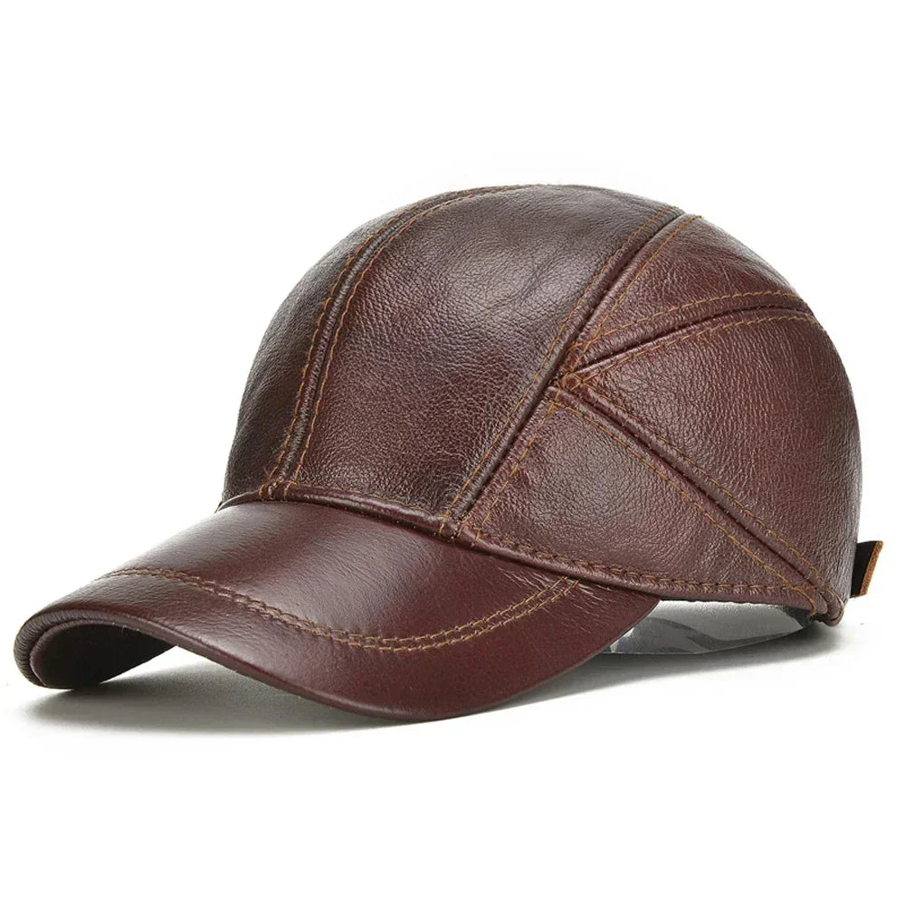 Real Leather Vintage Cap