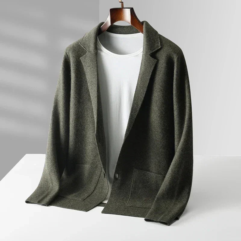Mica 100% Wool Cardigan - Olympus Madrid