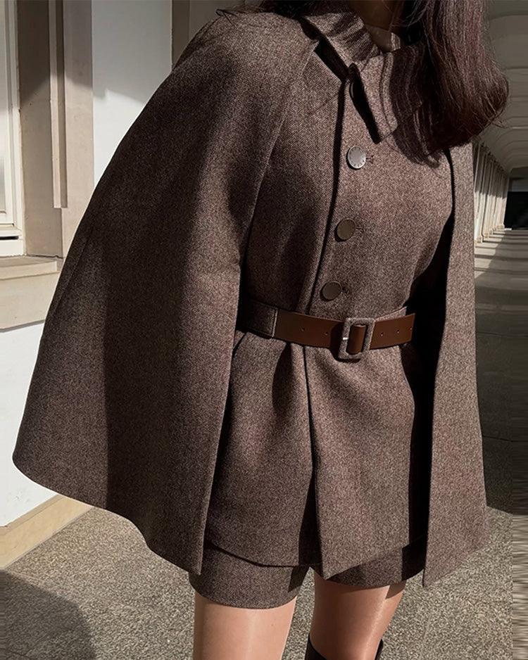 Luxury 3-Piece Set with Complimentary Belt – Jacket, Vest & Shorts Olympus London