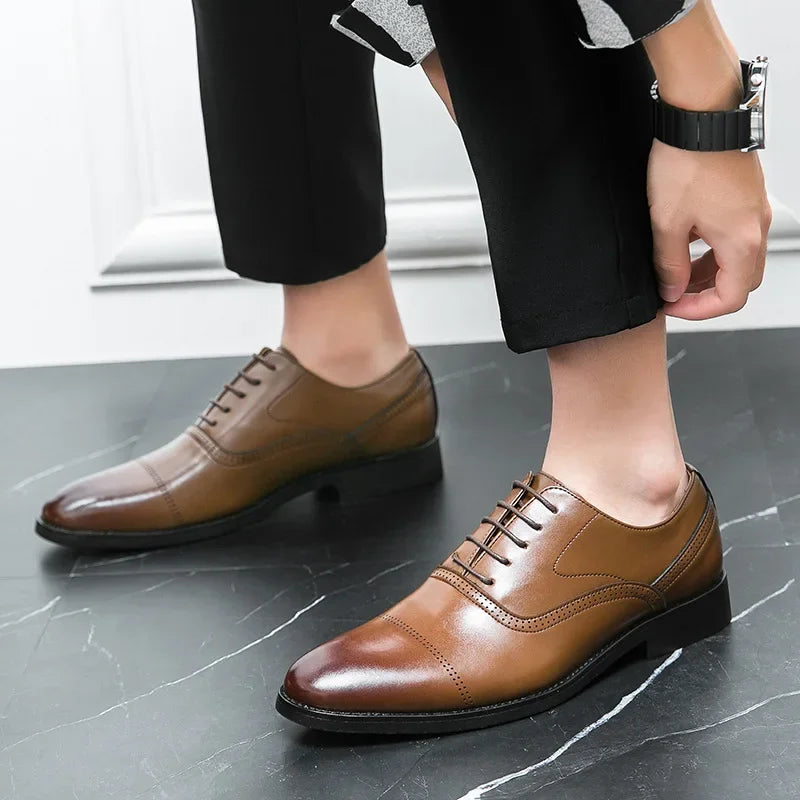 Conti Genuine Leather Oxfords