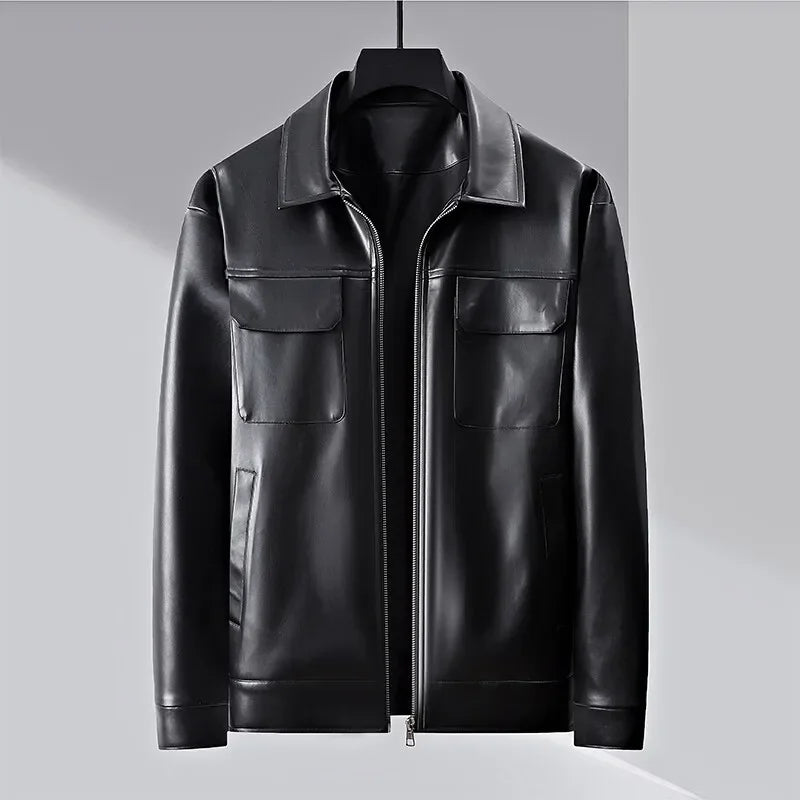 Merrik Leather Jacket - Olympus Madrid