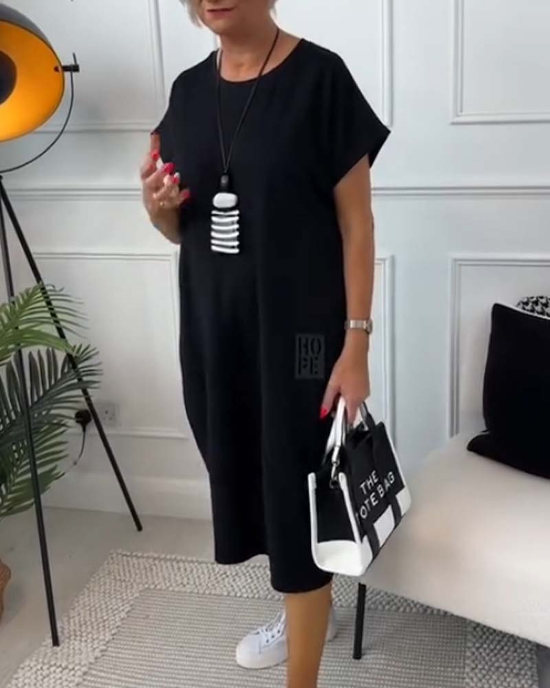 Danica™ - Stylish Short Sleeved Dress