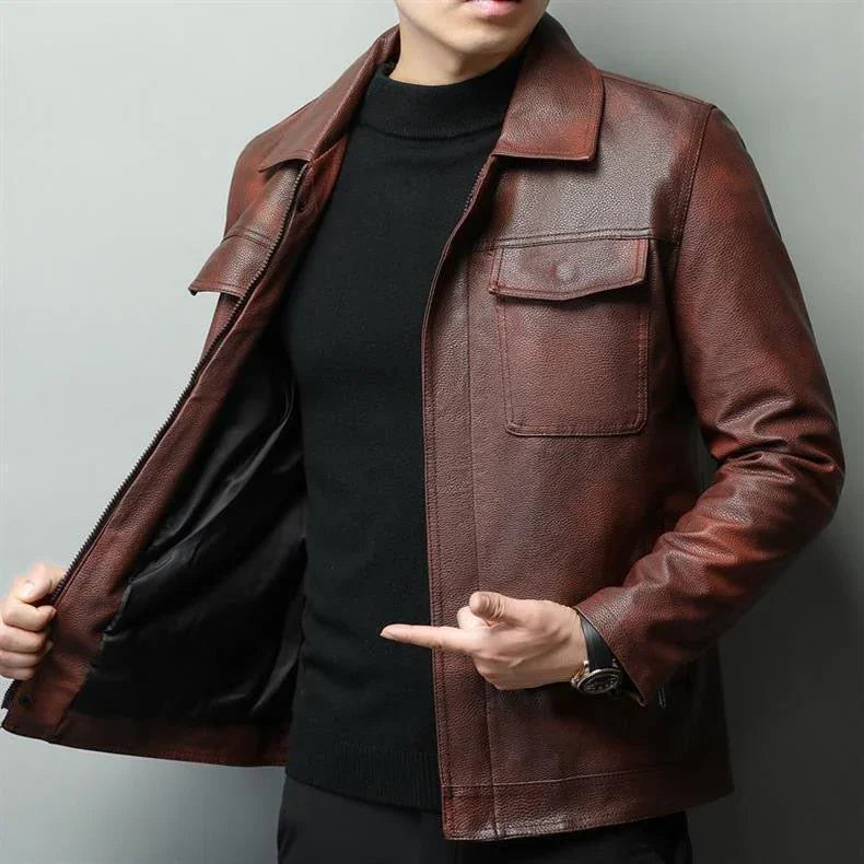 Vesper Leather Jacket - Olympus Madrid