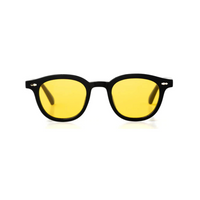 Black with Yellow Lenses