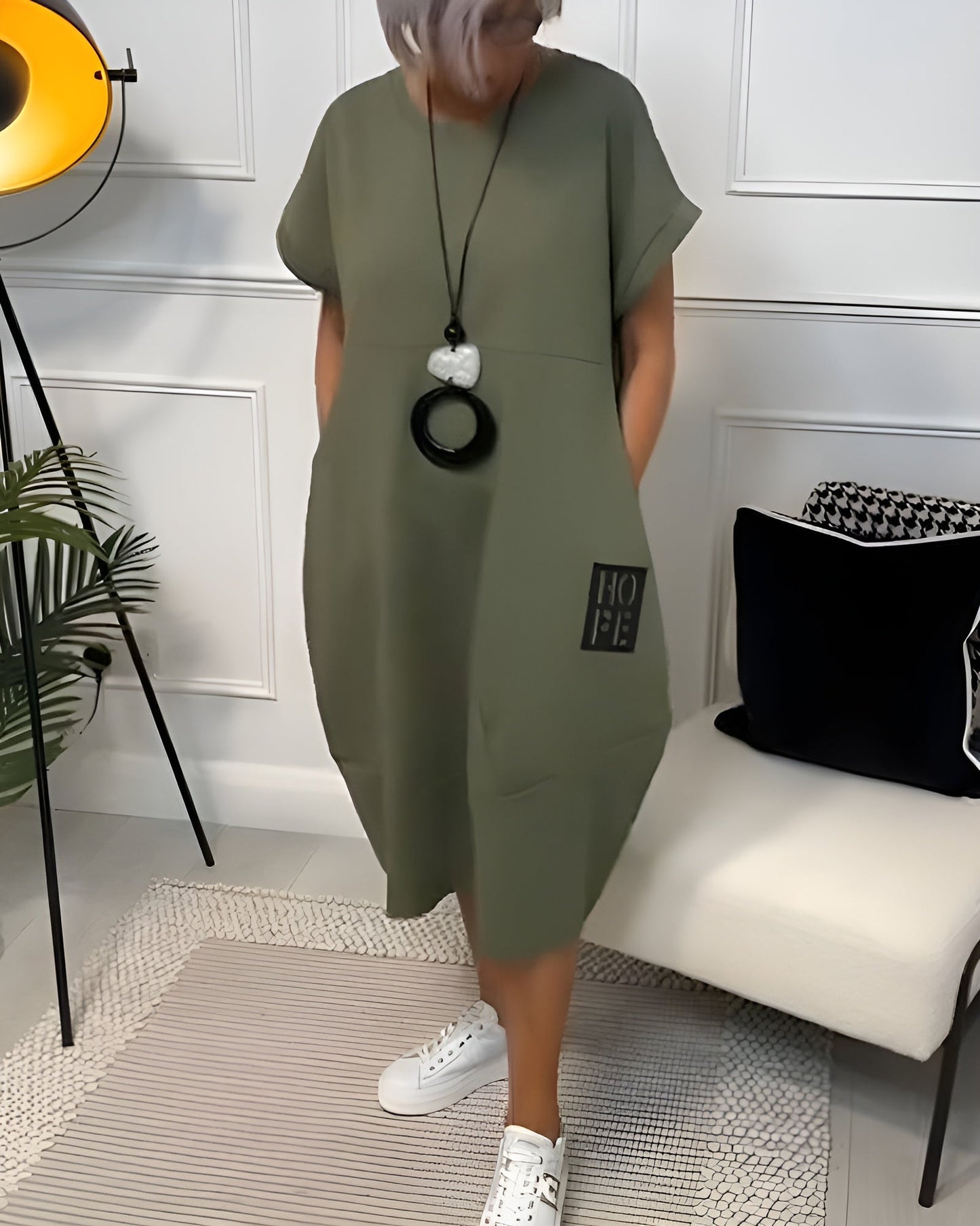Danica™ - Stylish Short Sleeved Dress