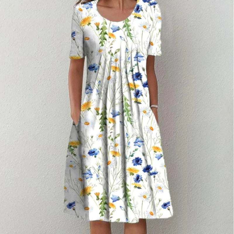 Erin™ - Elegant Floral Dress
