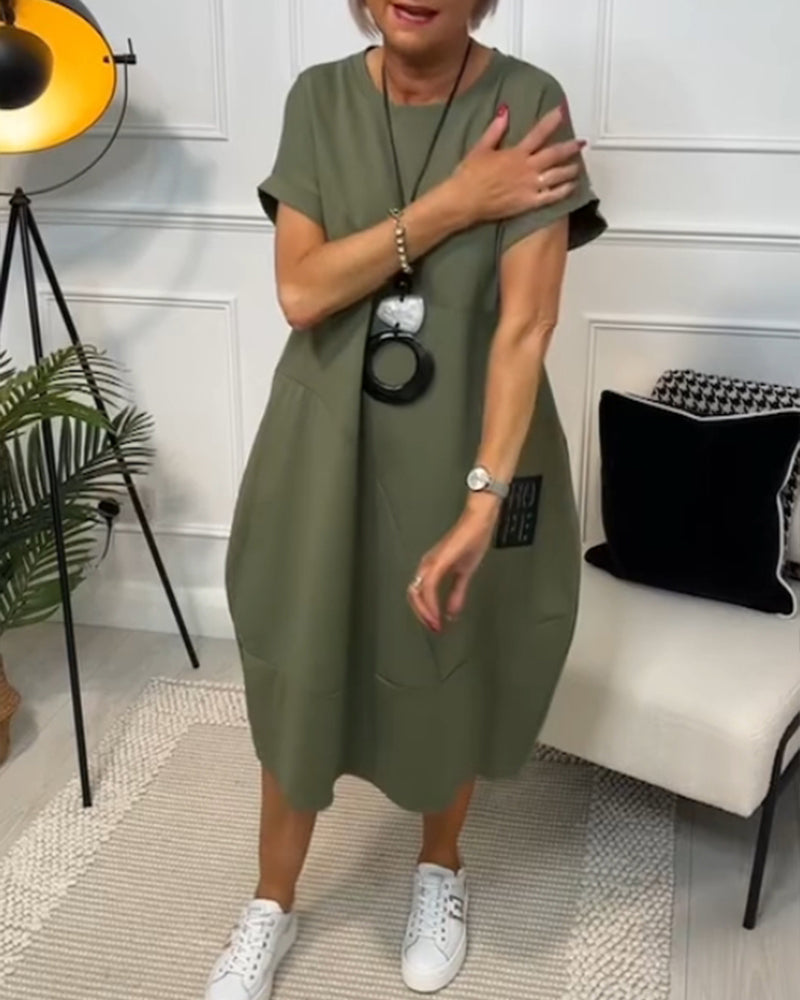 Danica™ - Stylish Short Sleeved Dress