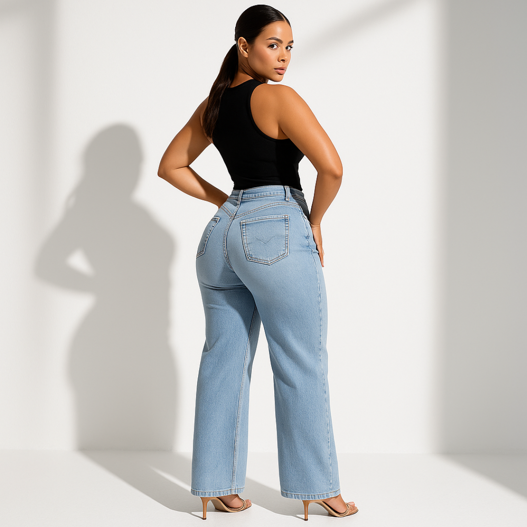 BBL Mid-low Rise Stretch Jeans