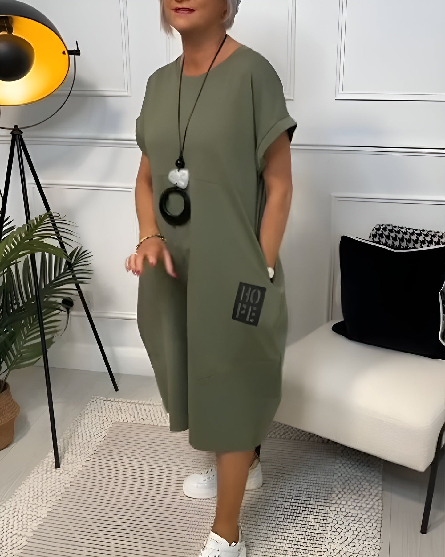 Danica™ - Stylish Short Sleeved Dress