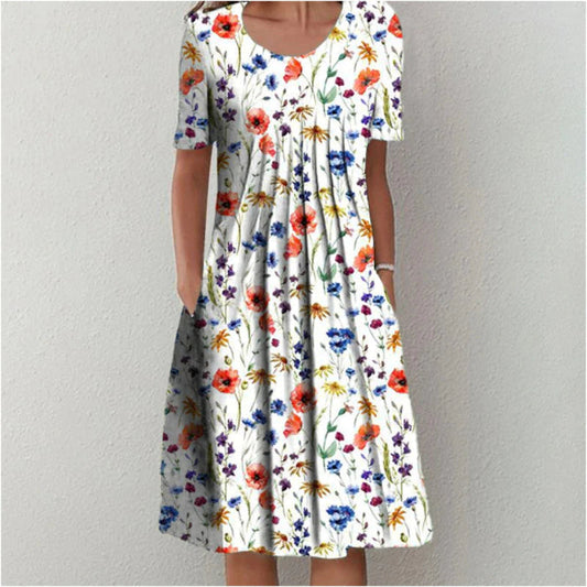 Erin™ - Elegant Floral Dress