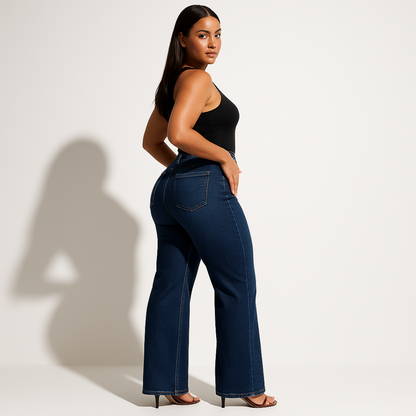 BBL Mid-low Rise Stretch Jeans