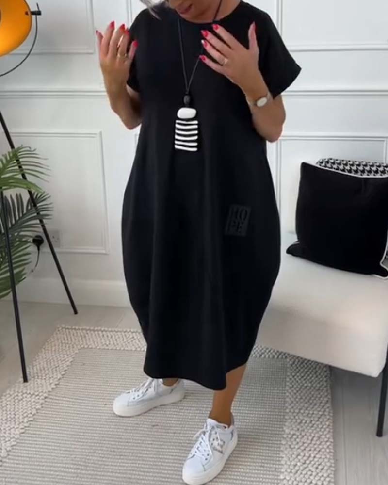 Danica™ - Stylish Short Sleeved Dress