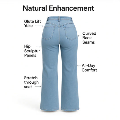 BBL Mid-low Rise Stretch Jeans