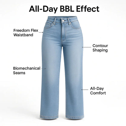 BBL Mid-low Rise Stretch Jeans