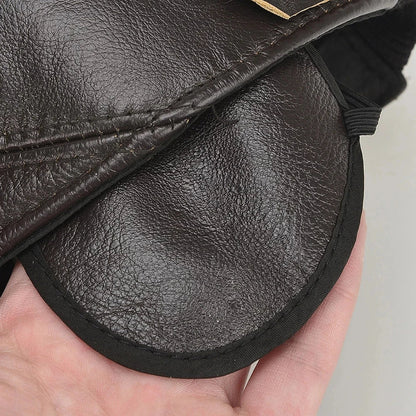Real Leather Vintage Cap