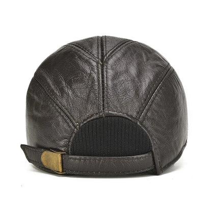 Real Leather Vintage Cap