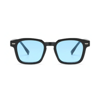 Black with Blue Lenses