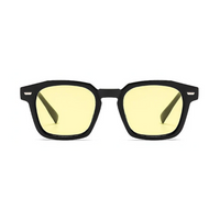 Black with Yellow Lenses