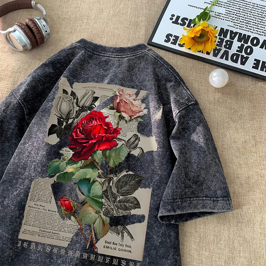 Camisa Rose Tee