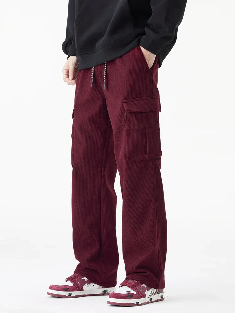 Corduroy Fleece-Lined Pants