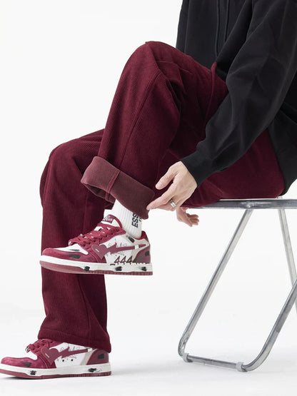 Corduroy Fleece-Lined Pants