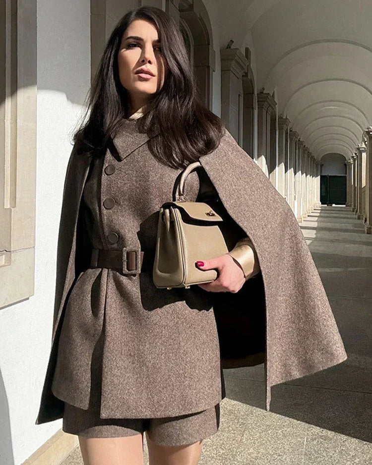 Luxury 3-Piece Set with Complimentary Belt – Jacket, Vest & Shorts Olympus London