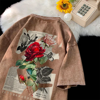 Camisa Rose Tee