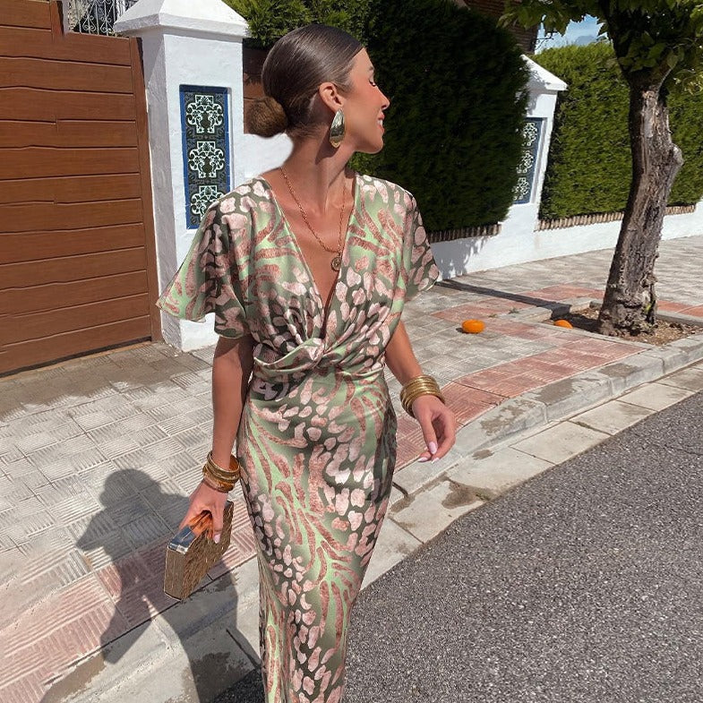 Geoffrey™ - Women's V-Neck Maxi Dress