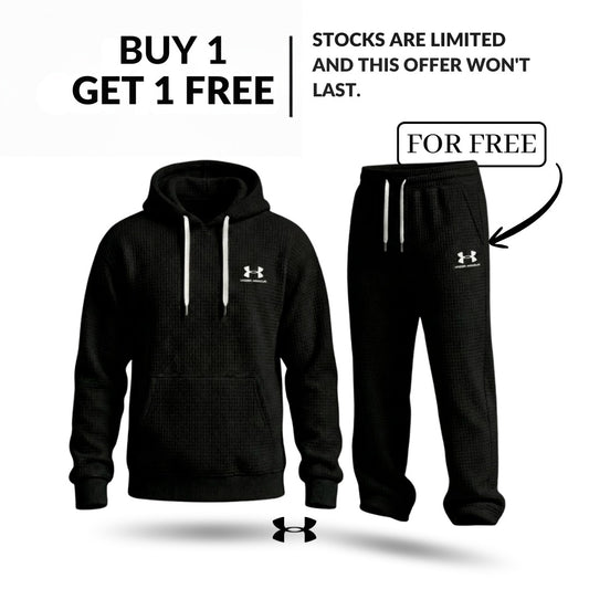 Men’s Knitted Hoodie & Jogging Trousers Set