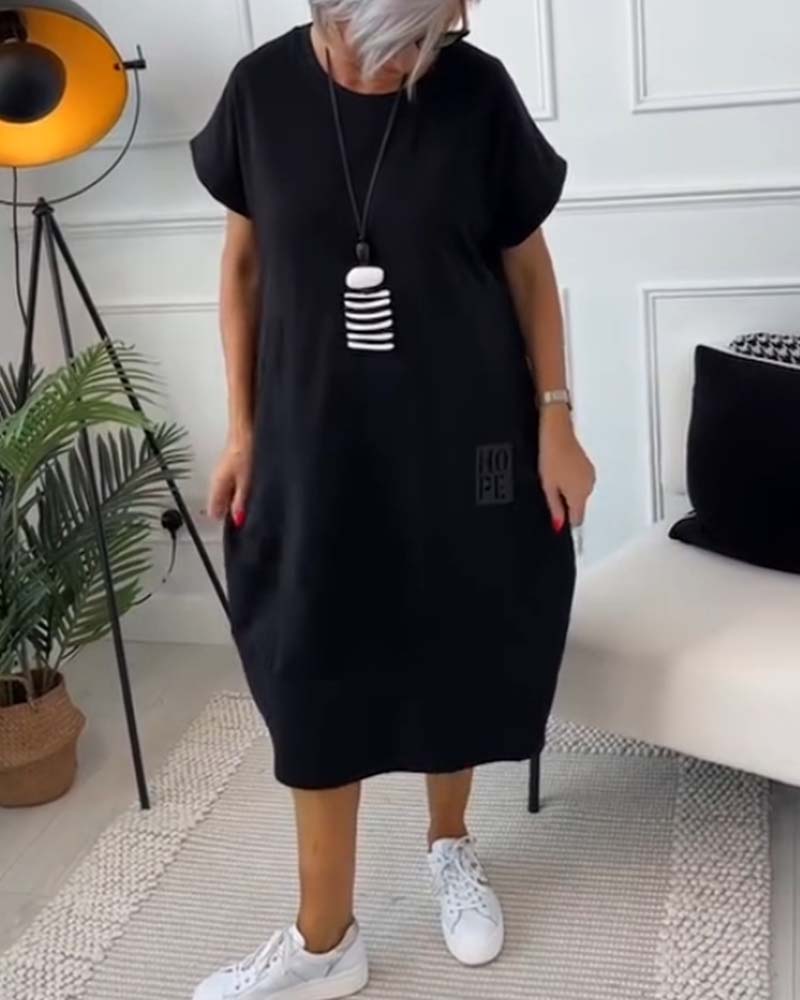 Danica™ - Stylish Short Sleeved Dress