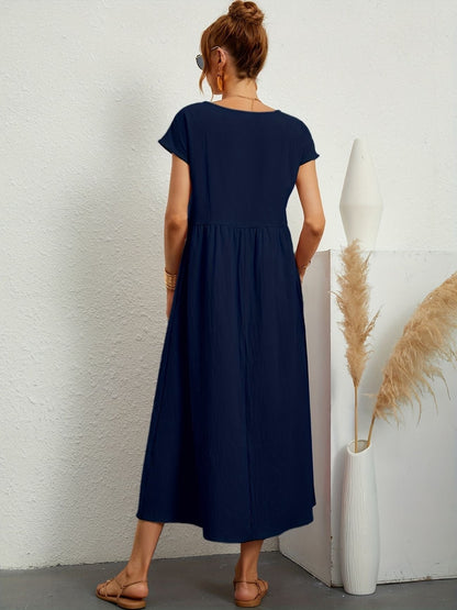 Rosey - Casual Linen Dress